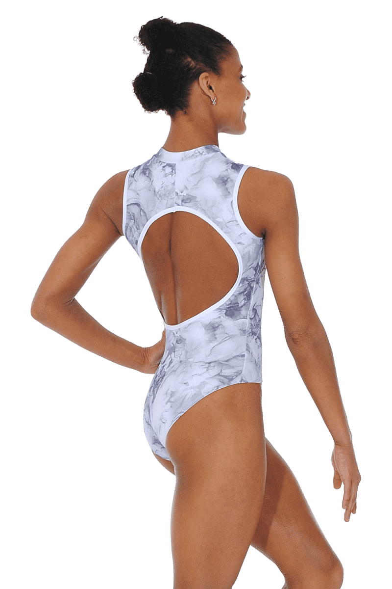 aura white high neck zip front leotard with open back p4635 142756 zoom